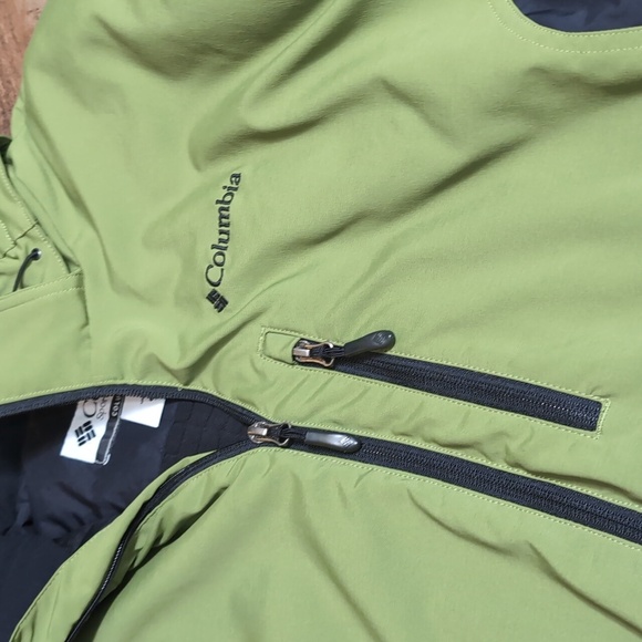 Columbia Ascender Soft Shell Hooded Coat Size XXL in Moss Green WM6336 - Picture 4 of 16